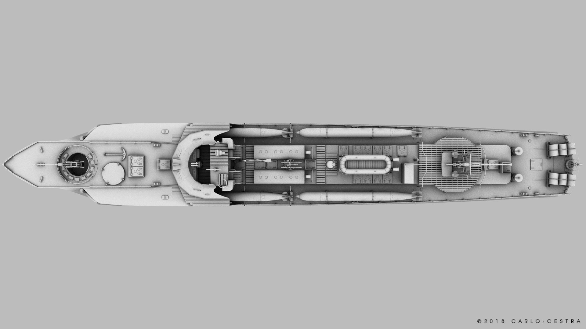 SCHNELLBOOT S38-B 3D model_14