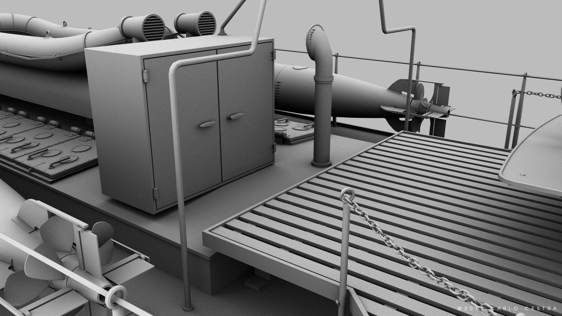 SCHNELLBOOT S38-B 3D model_16