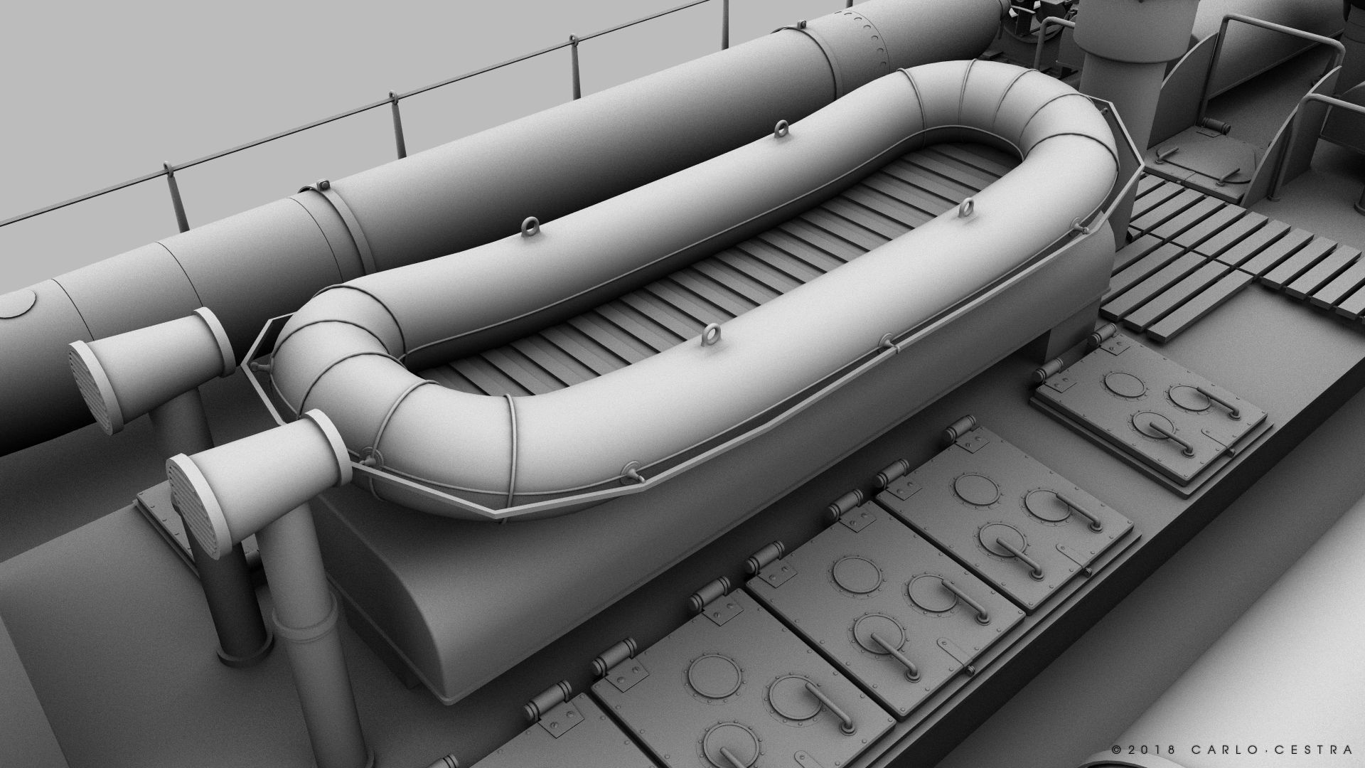 SCHNELLBOOT S38-B 3D model_8