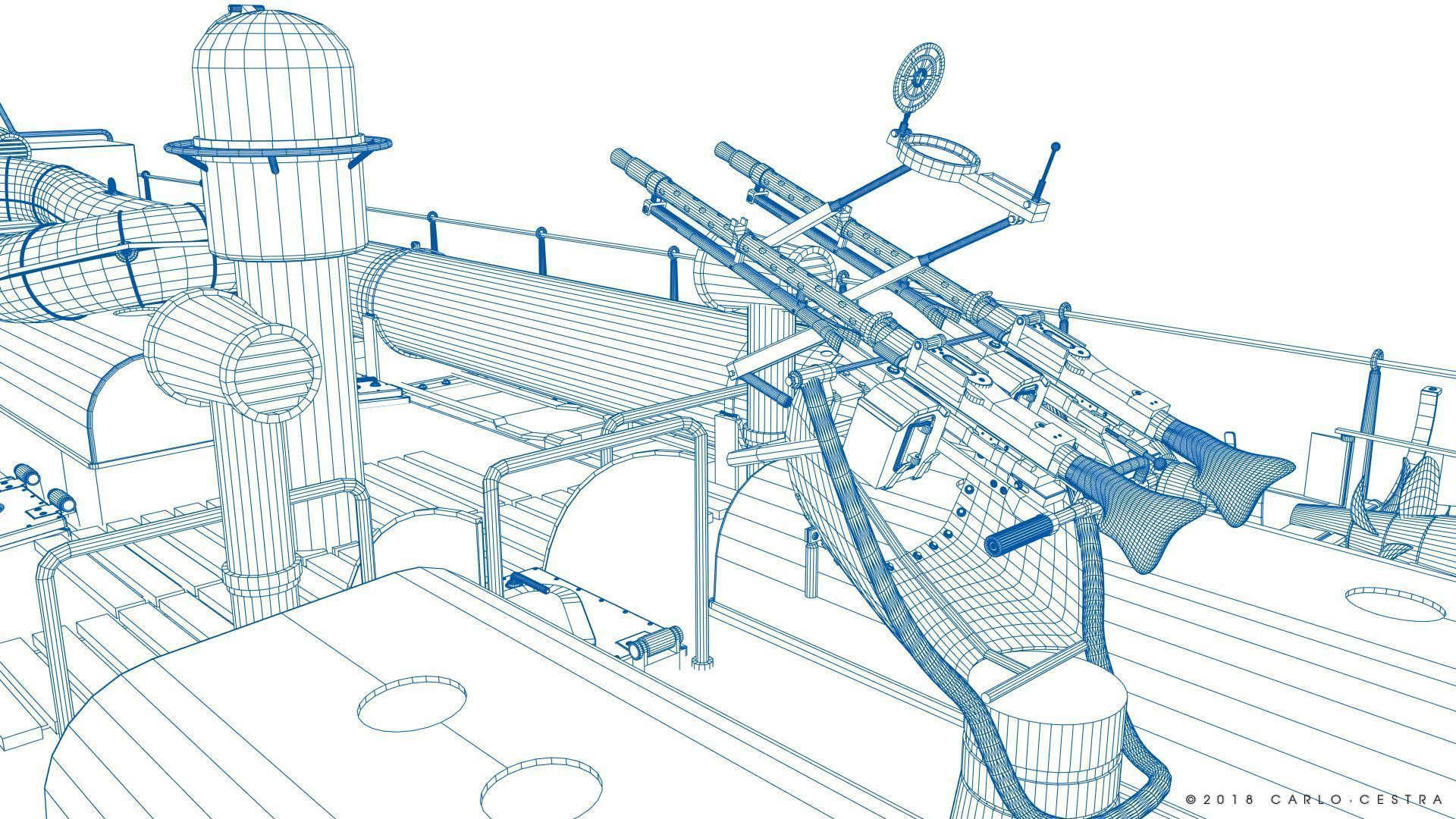 SCHNELLBOOT S38-B 3D model_24