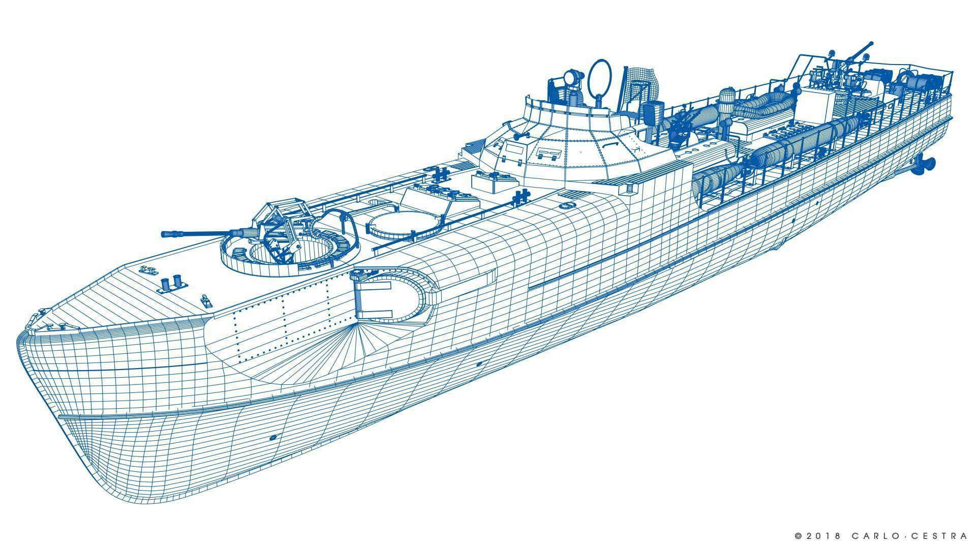 SCHNELLBOOT S38-B 3D model_17