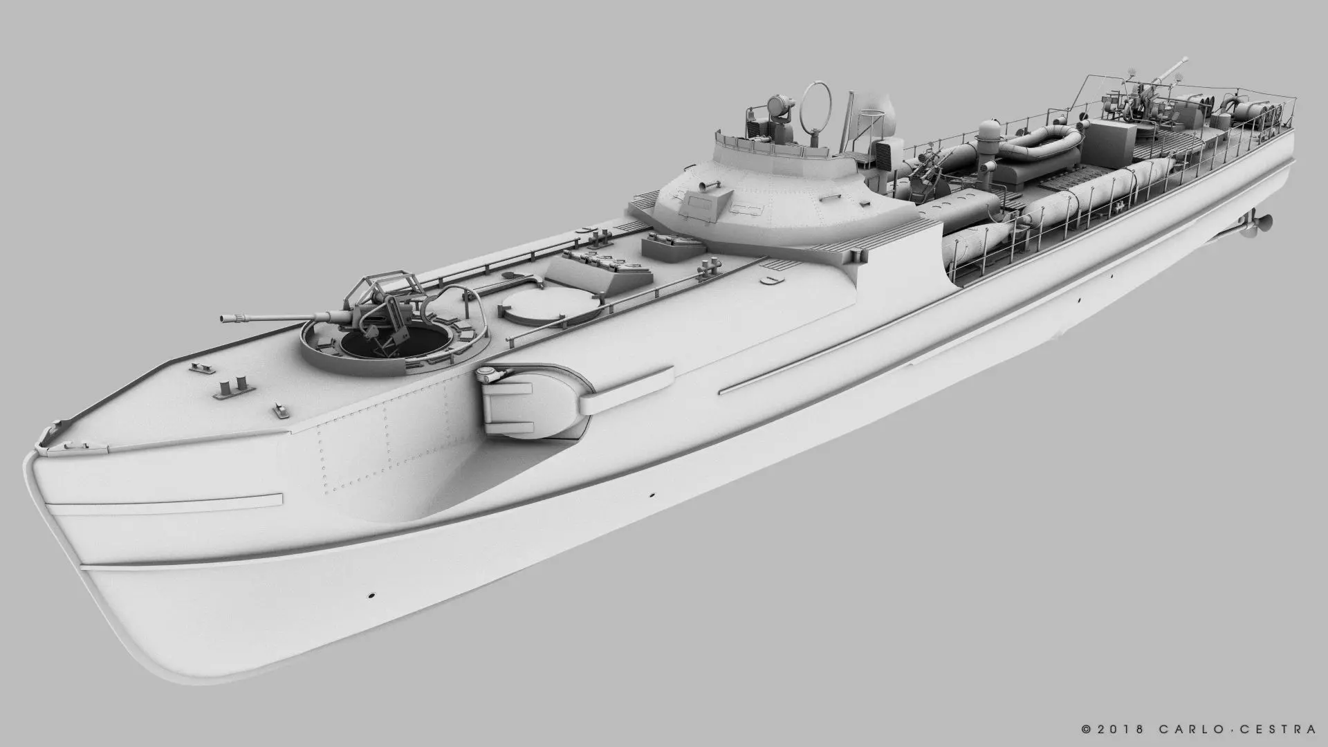 SCHNELLBOOT S38-B 3D model_0