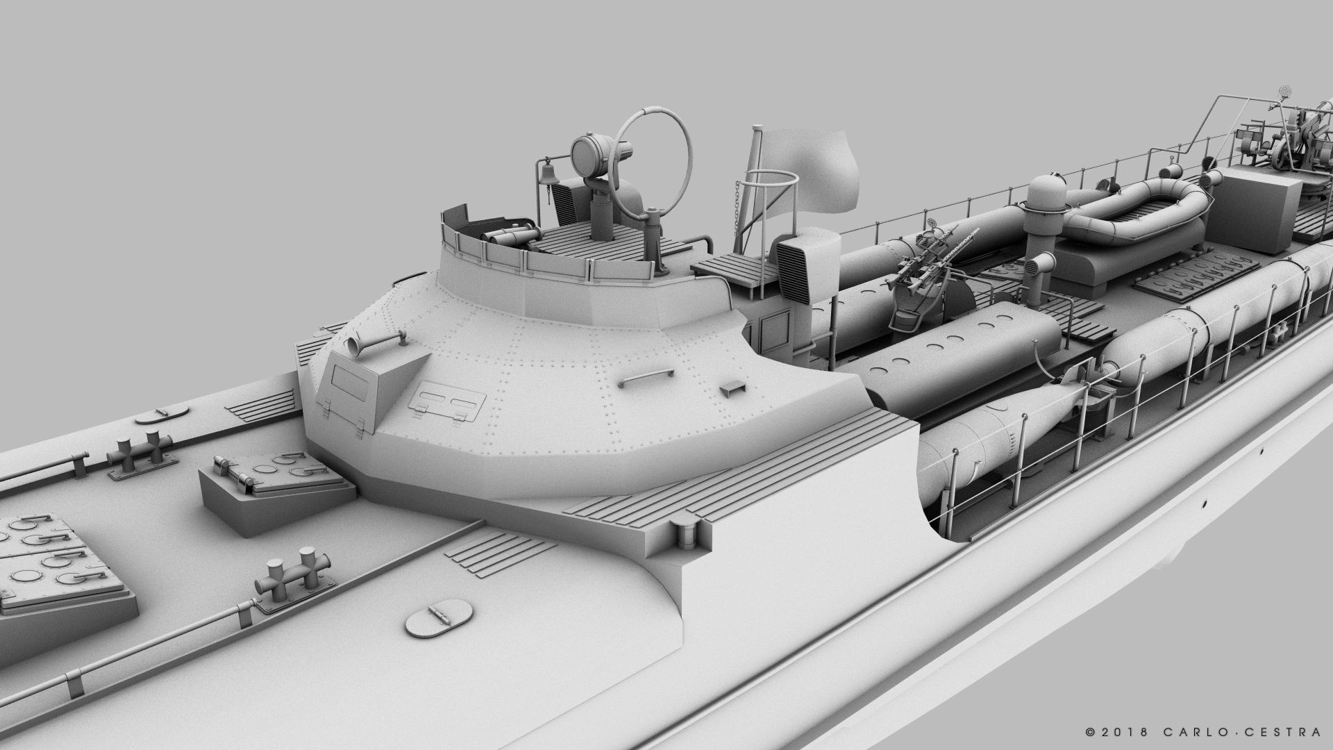 SCHNELLBOOT S38-B 3D model_4