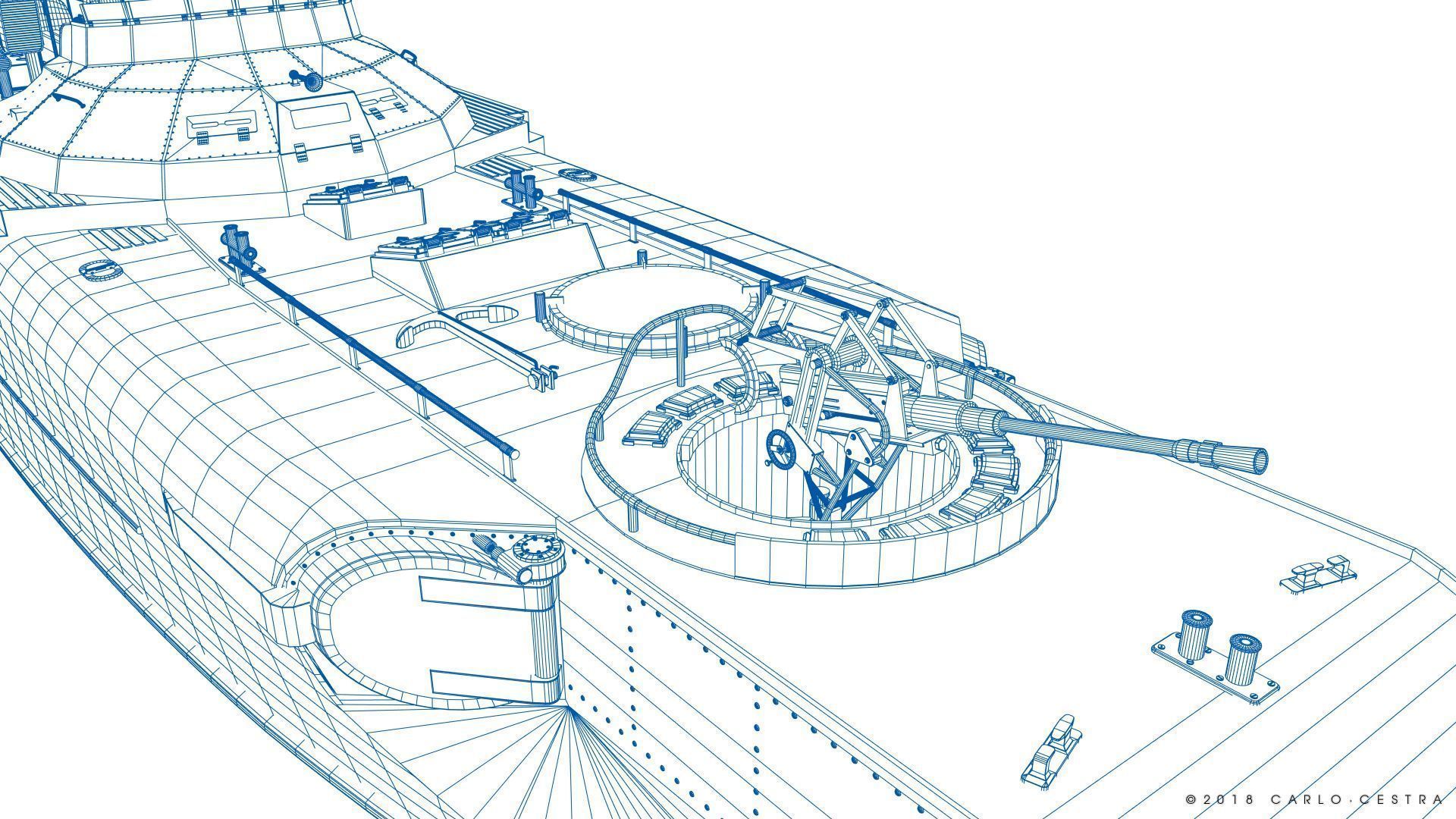 SCHNELLBOOT S38-B 3D model_22