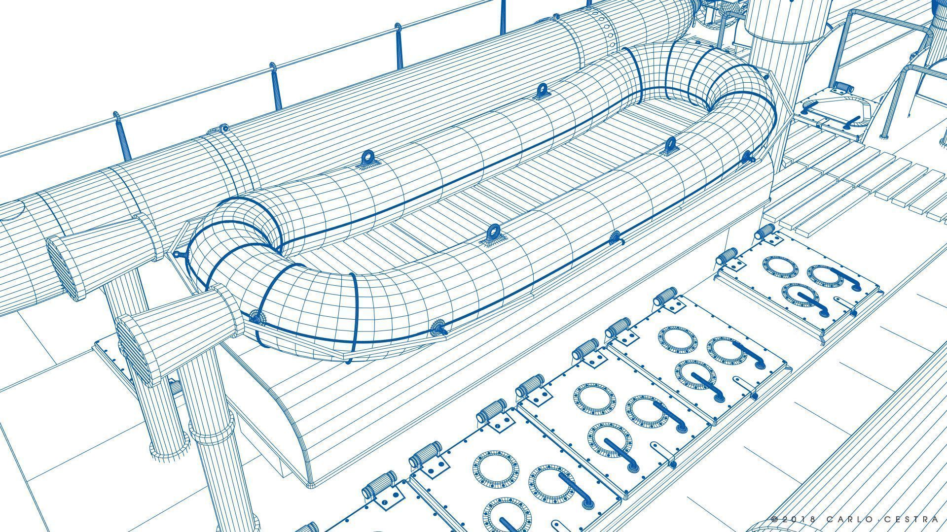 SCHNELLBOOT S38-B 3D model_25