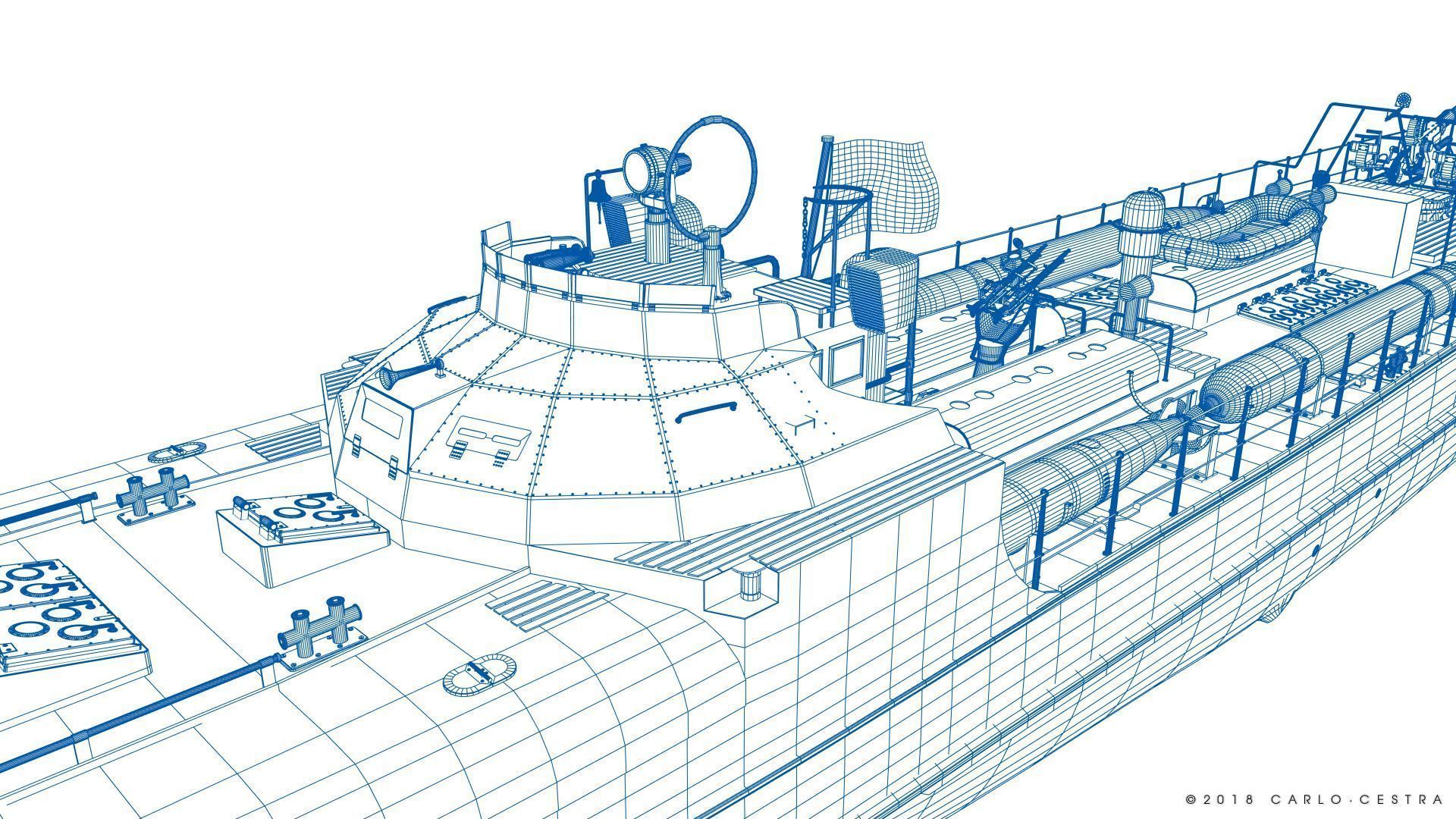 SCHNELLBOOT S38-B 3D model_23