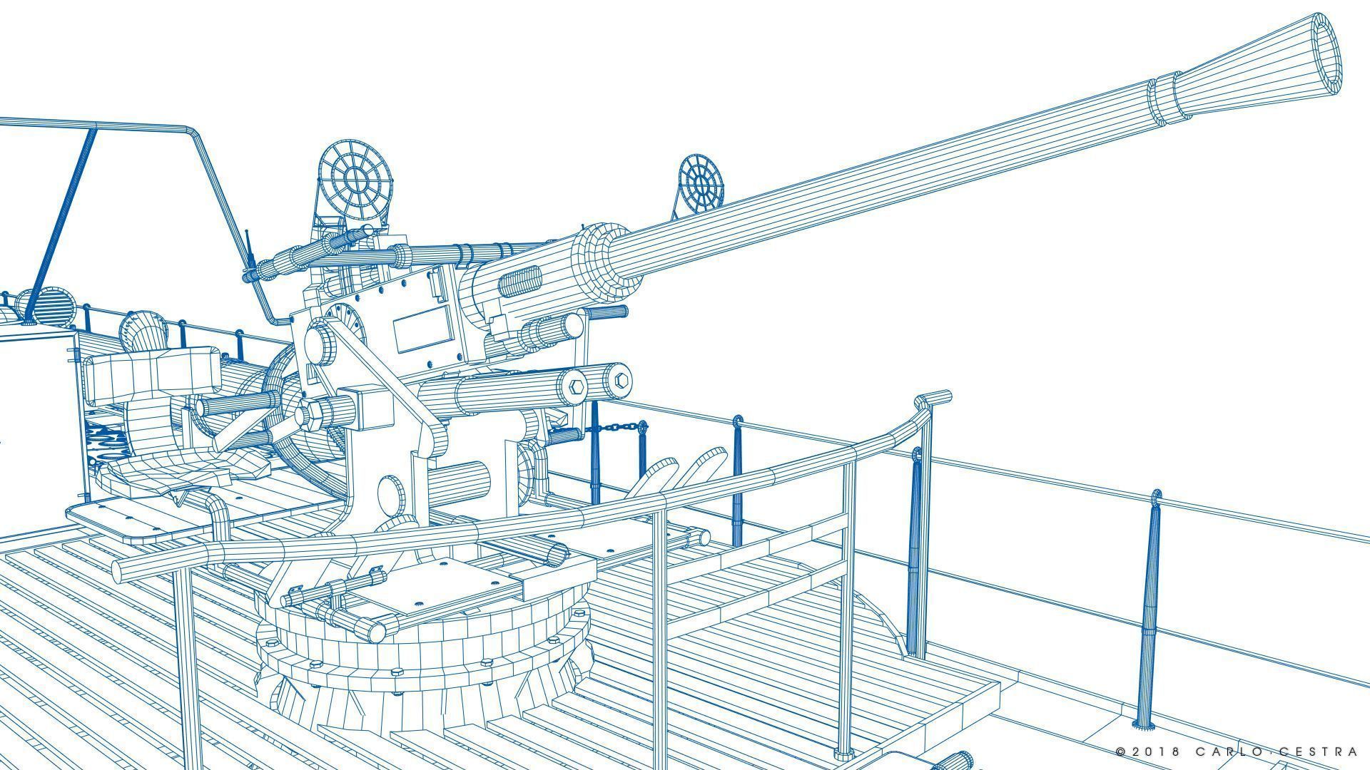 SCHNELLBOOT S38-B 3D model_32