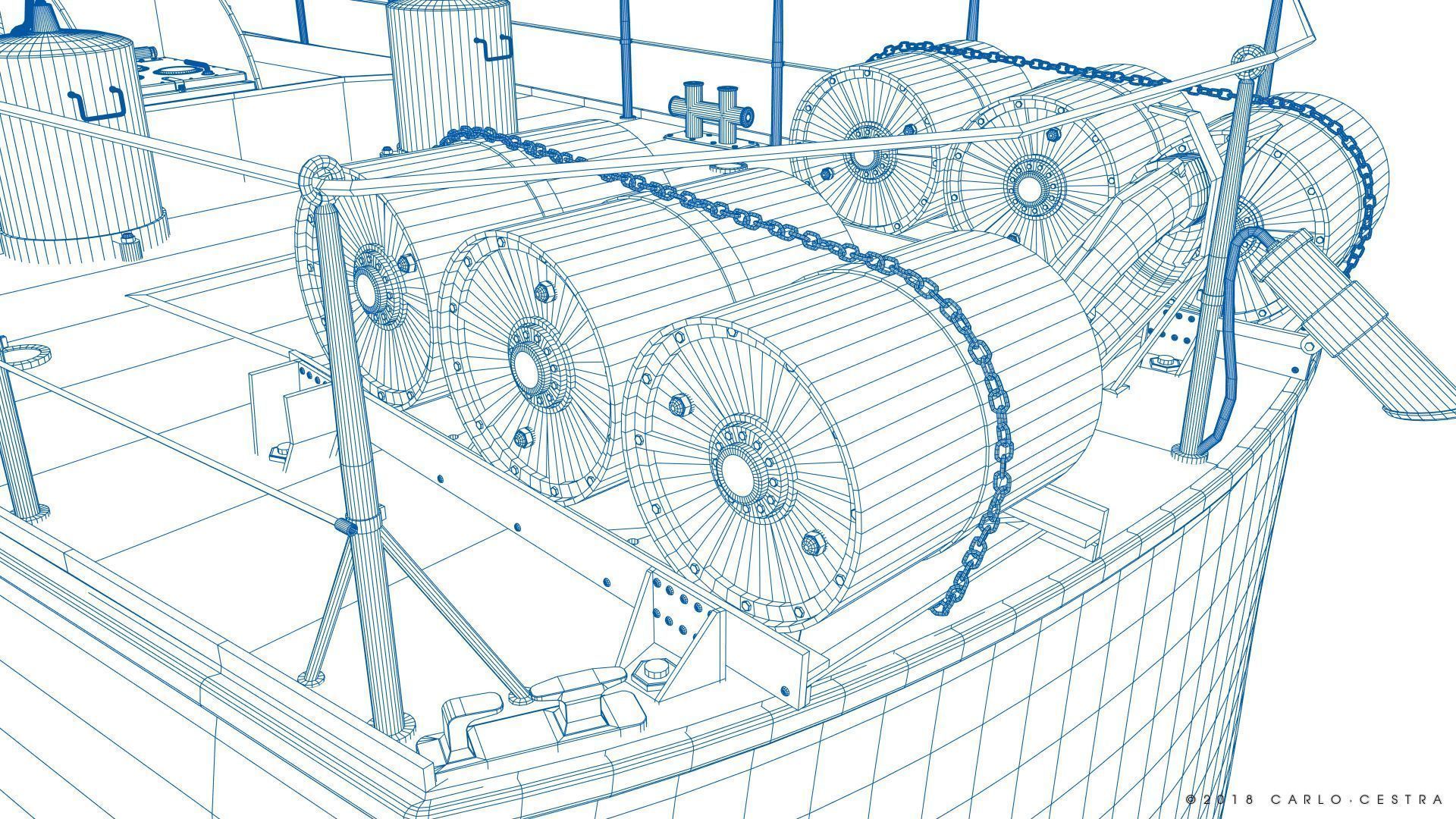 SCHNELLBOOT S38-B 3D model_29