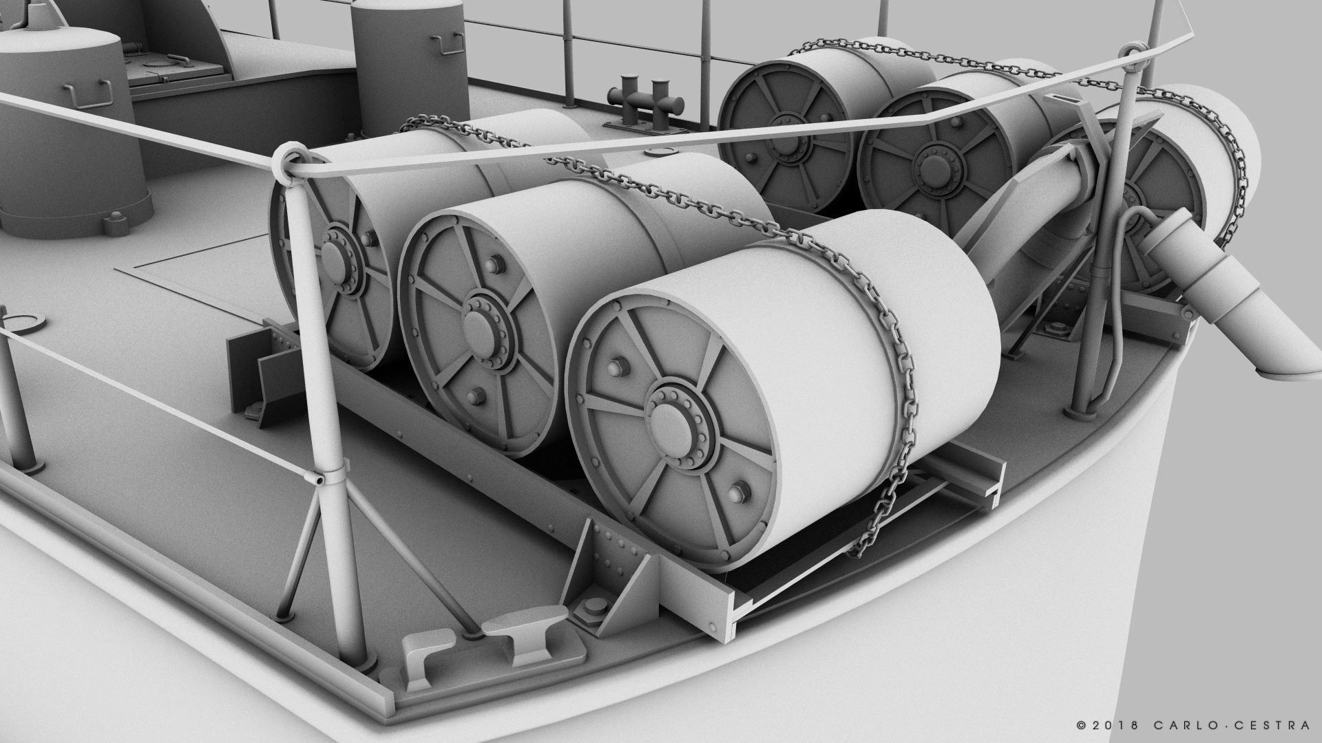 SCHNELLBOOT S38-B 3D model_12