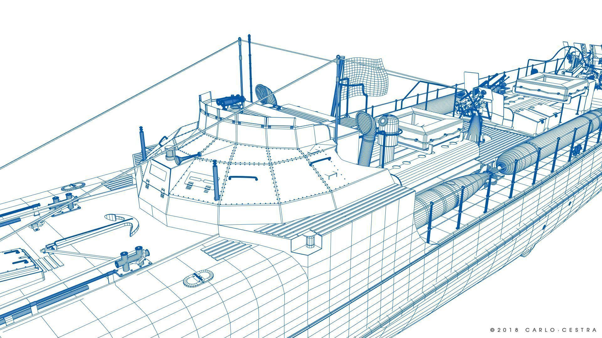 SCHNELLBOOT S100 3D model_21