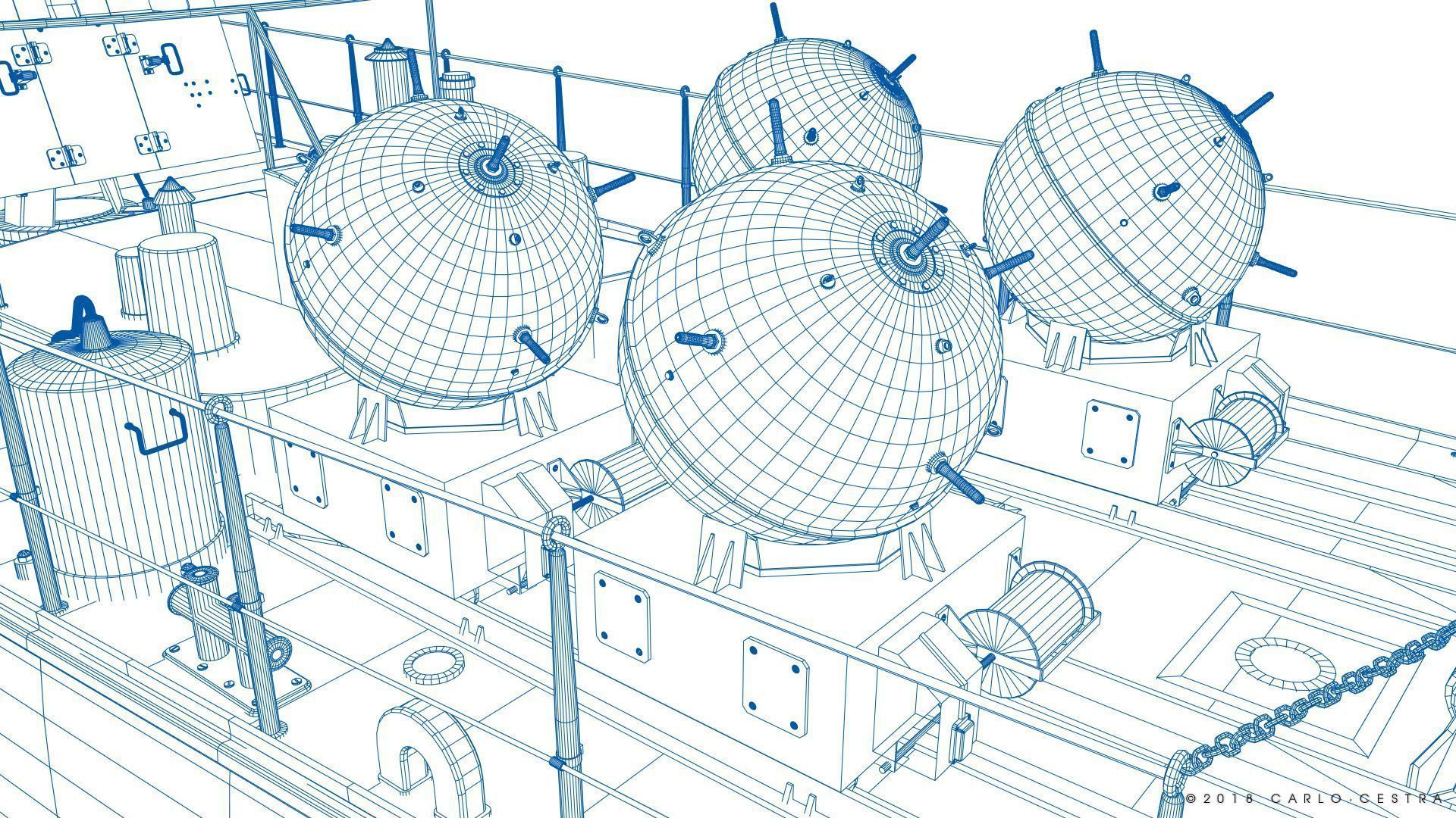SCHNELLBOOT S100 3D model_29