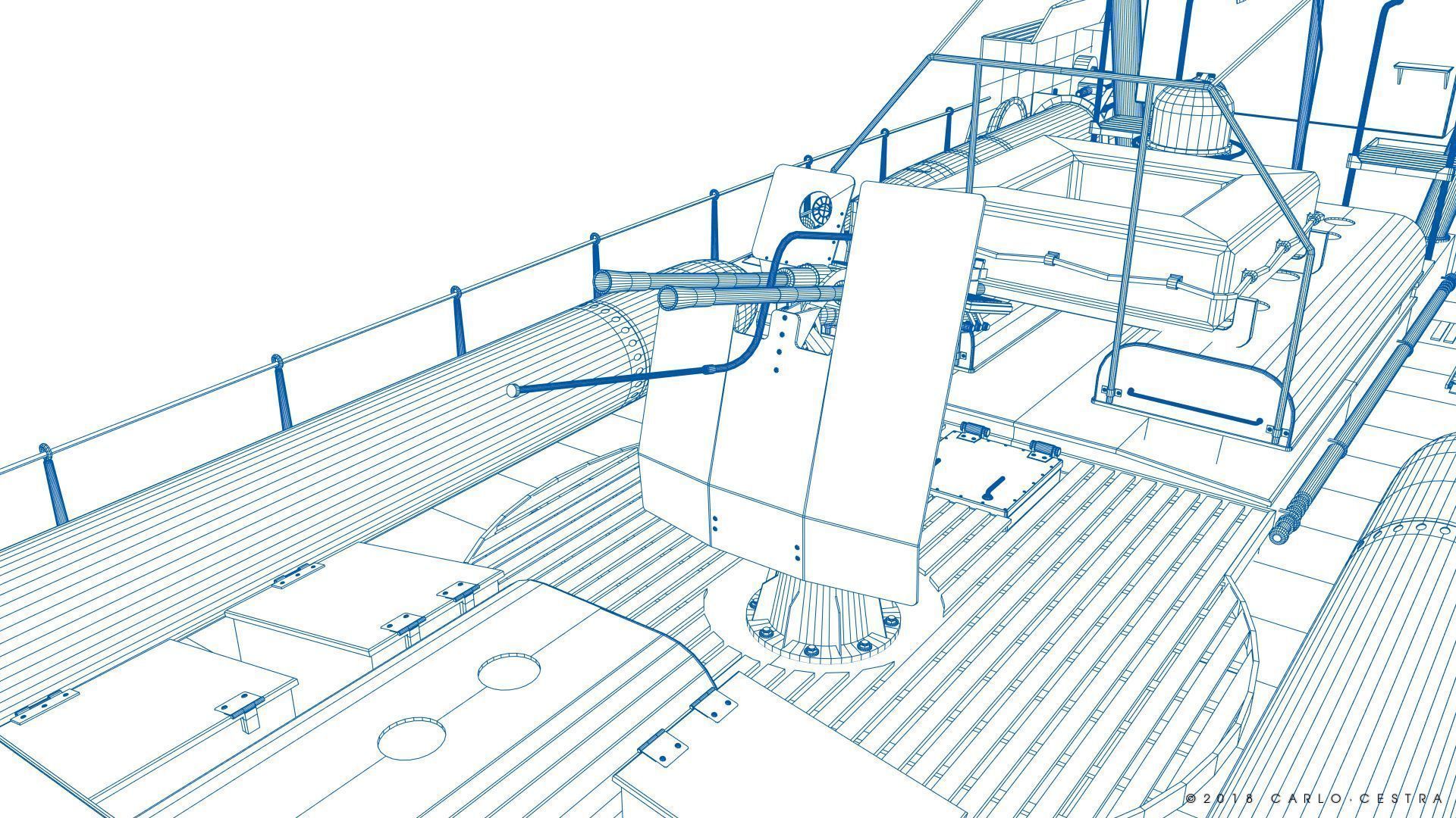 SCHNELLBOOT S100 3D model_25