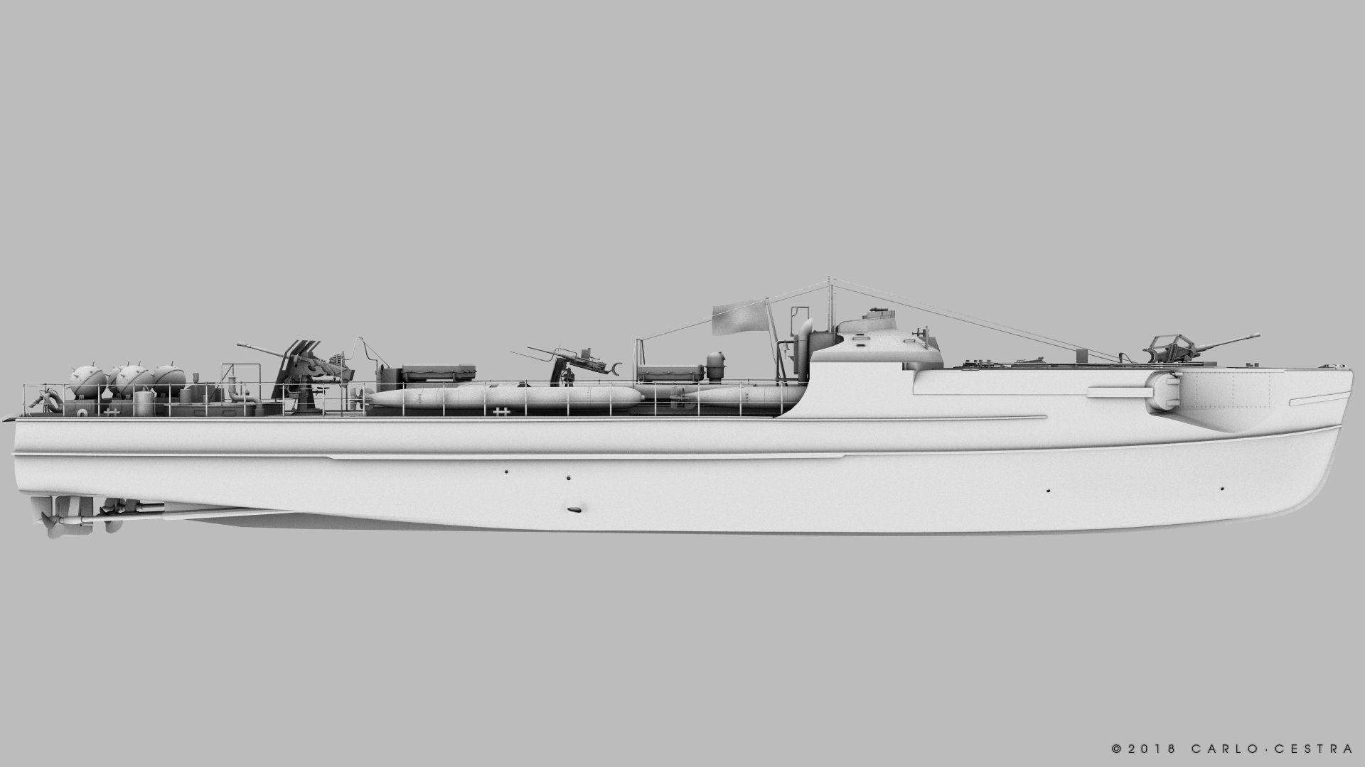 SCHNELLBOOT S100 3D model_10