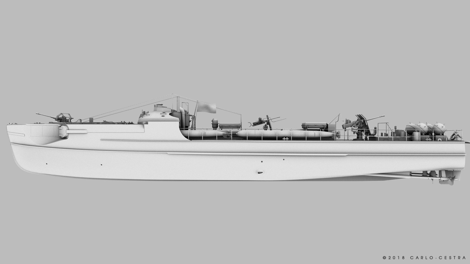 SCHNELLBOOT S100 3D model_11