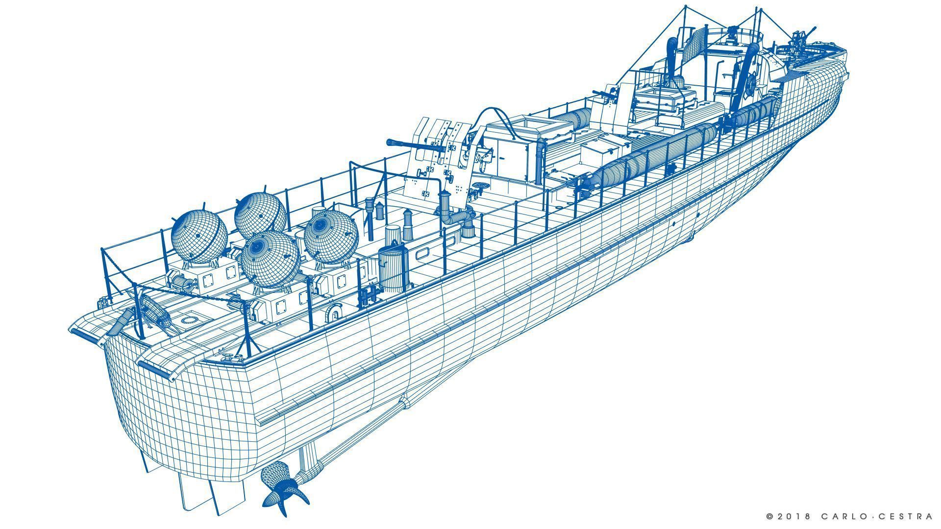 SCHNELLBOOT S100 3D model_19