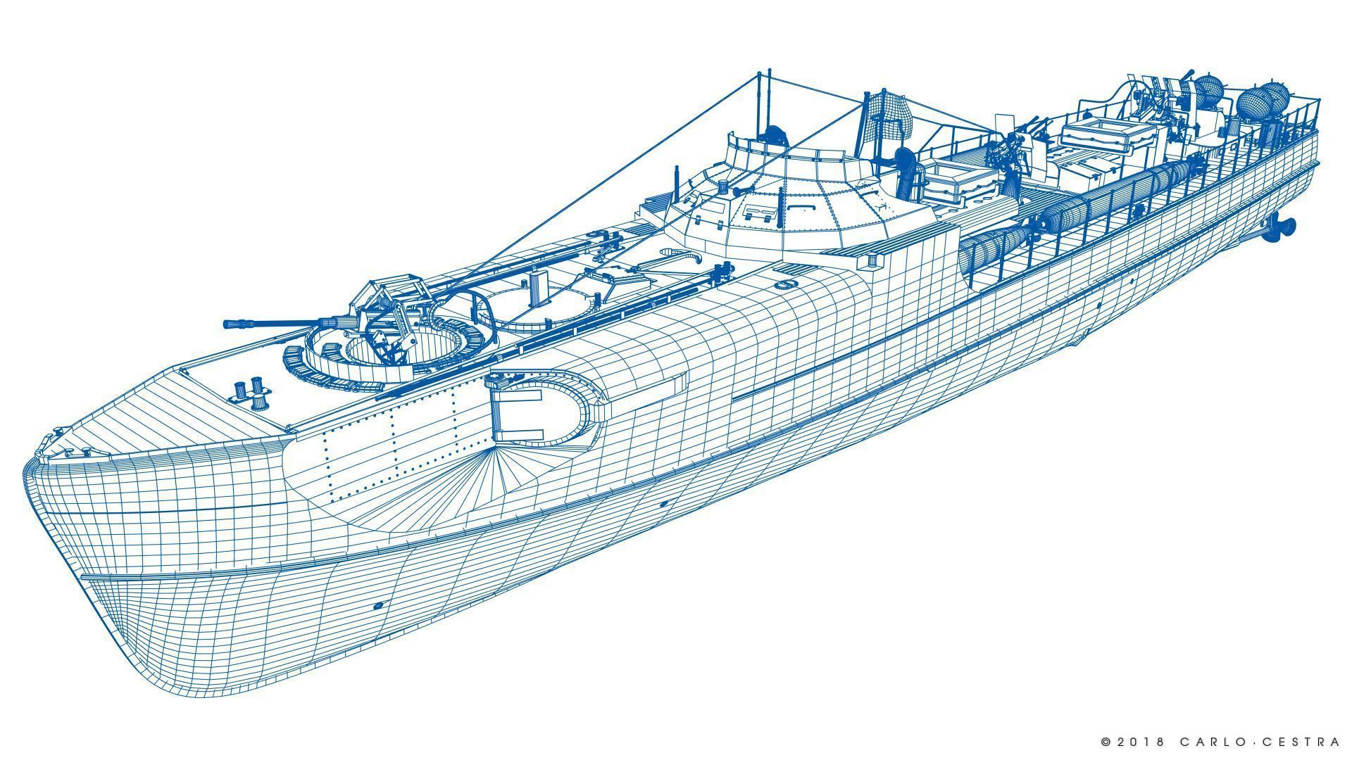 SCHNELLBOOT S100 3D model_17