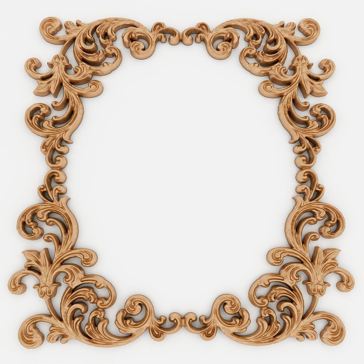 Frames for mirrors and paintings 22 pieces Set-2 3D model_13