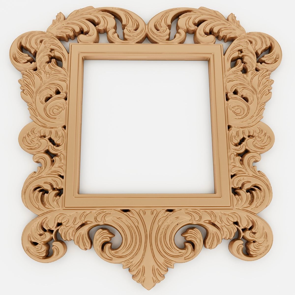 Frames for mirrors and paintings 22 pieces Set-2 3D model_10