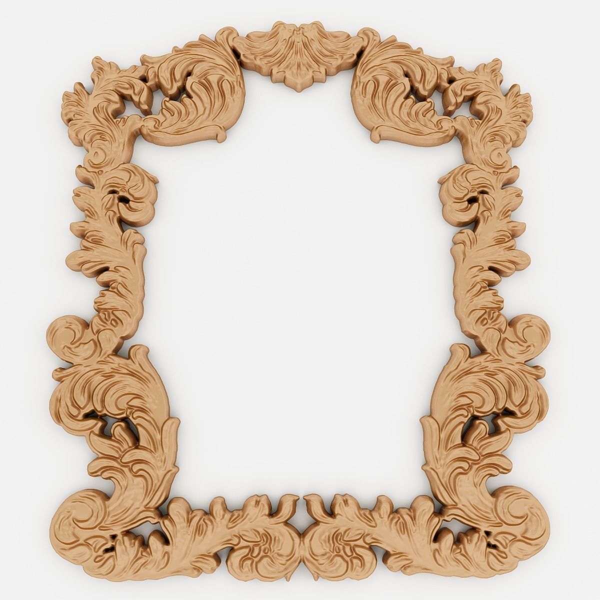 Frames for mirrors and paintings 22 pieces Set-2 3D model_12