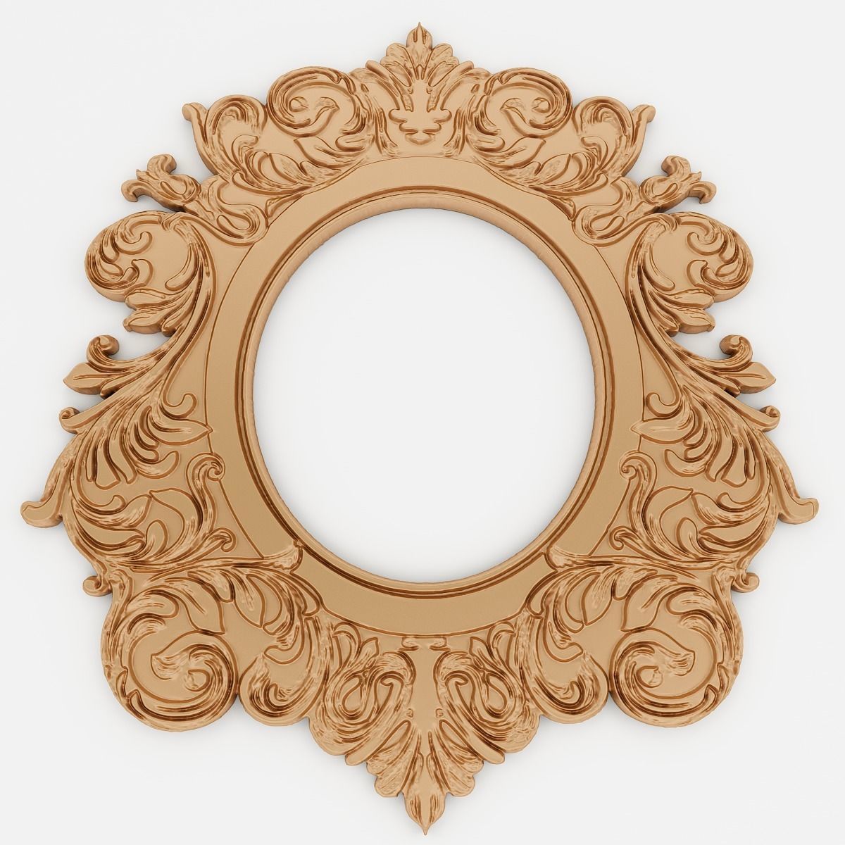 Frames for mirrors and paintings 22 pieces Set-2 3D model_21