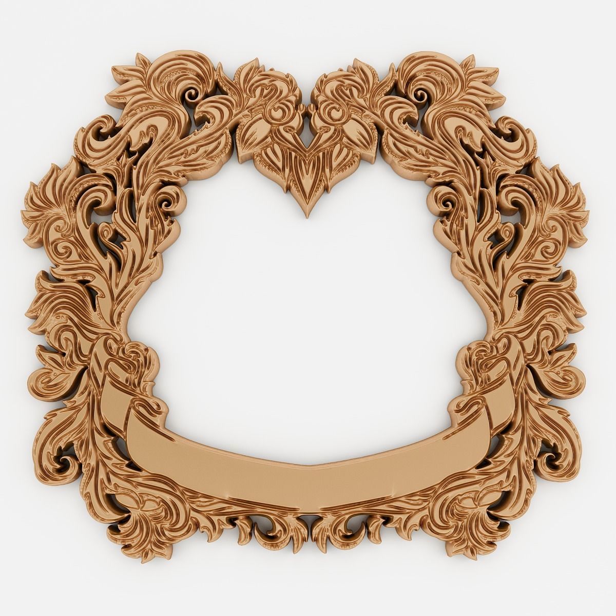 Frames for mirrors and paintings 22 pieces Set-2 3D model_11