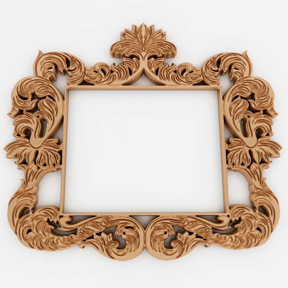 Frames for mirrors and paintings 22 pieces Set-2 3D model_7