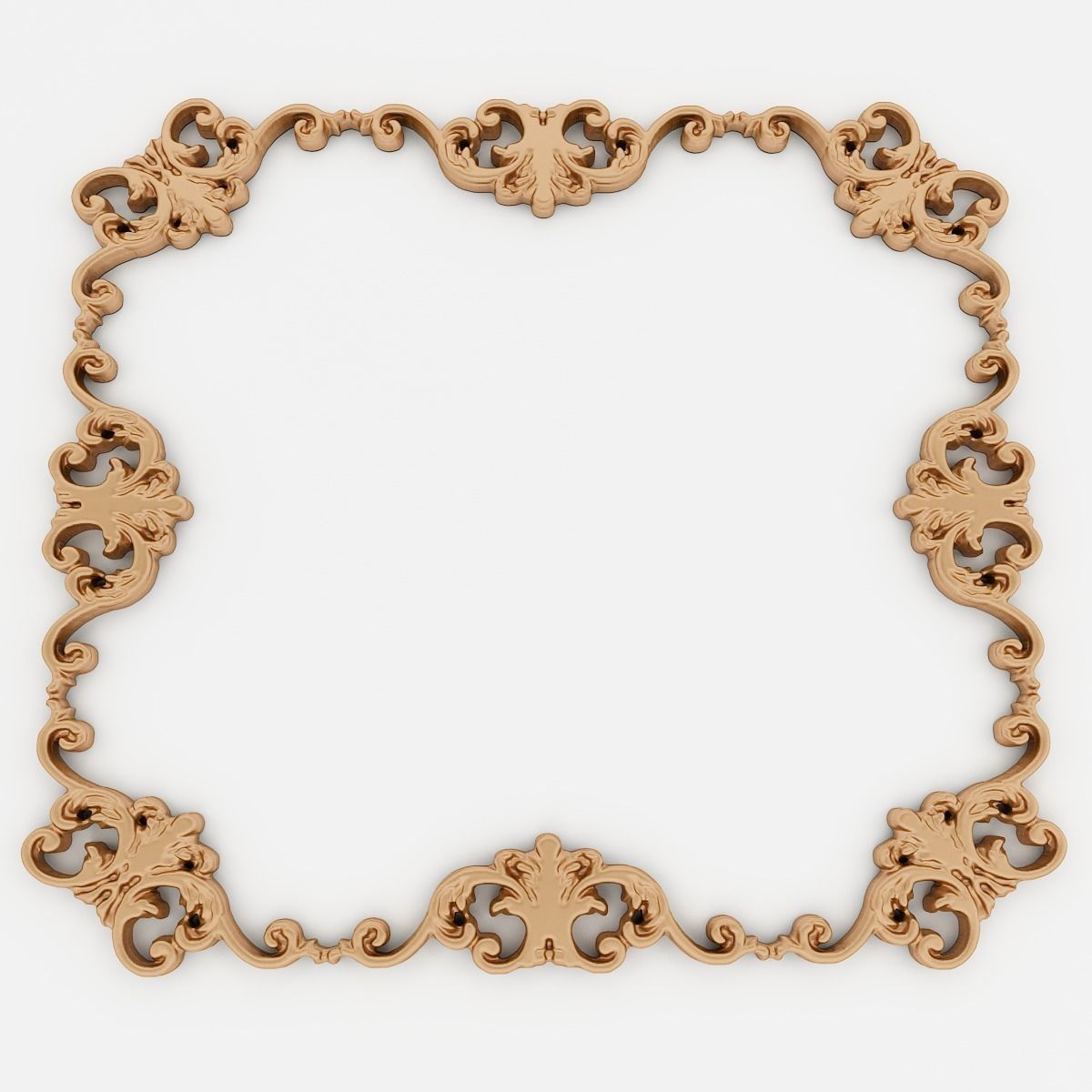 Frames for mirrors and paintings 22 pieces Set-2 3D model_16