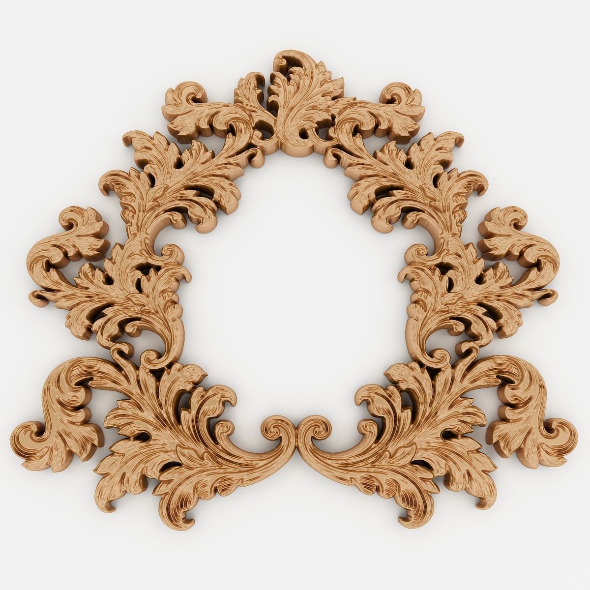 Frames for mirrors and paintings 22 pieces Set-2 3D model_8