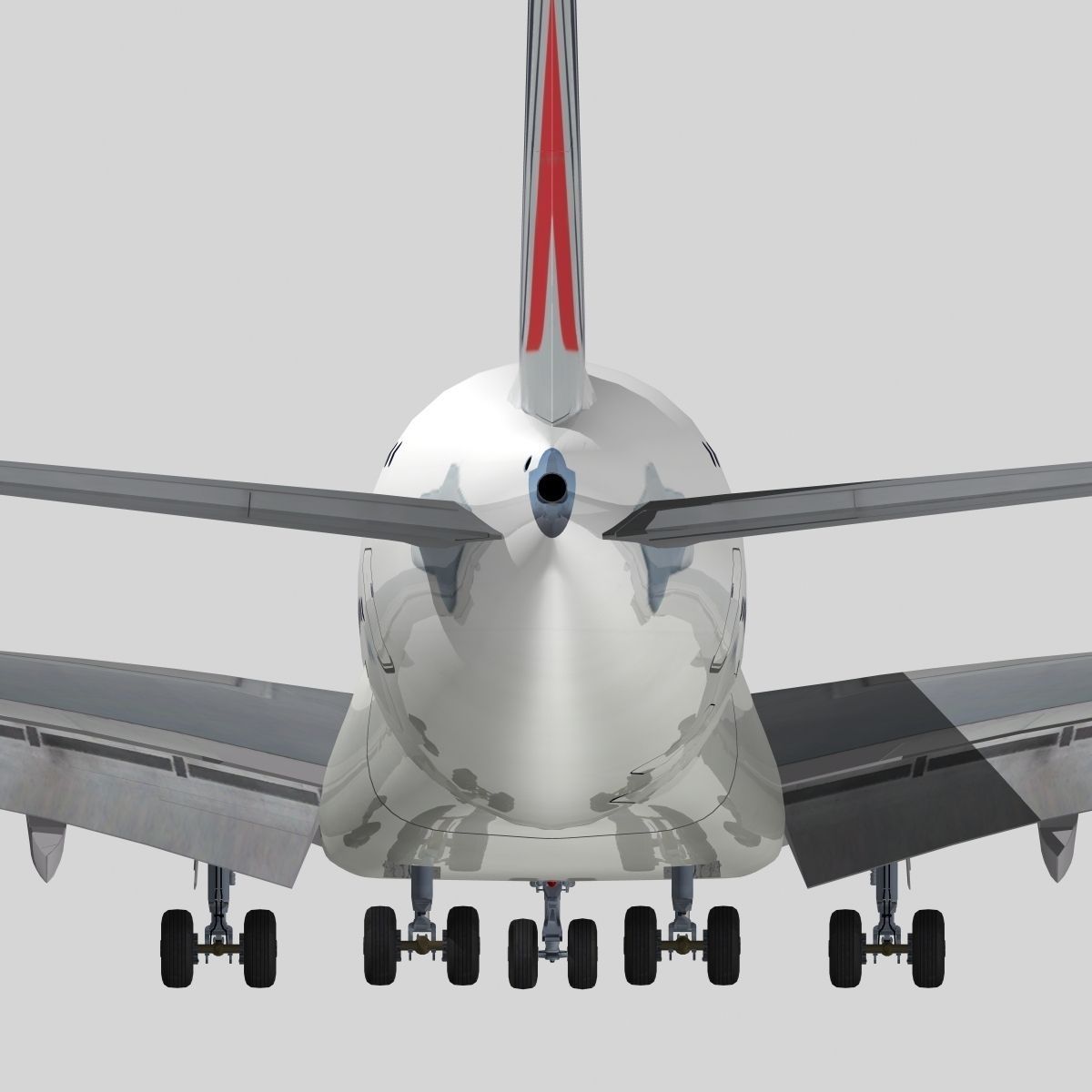 Airbus A-380 Air France 3D model_7