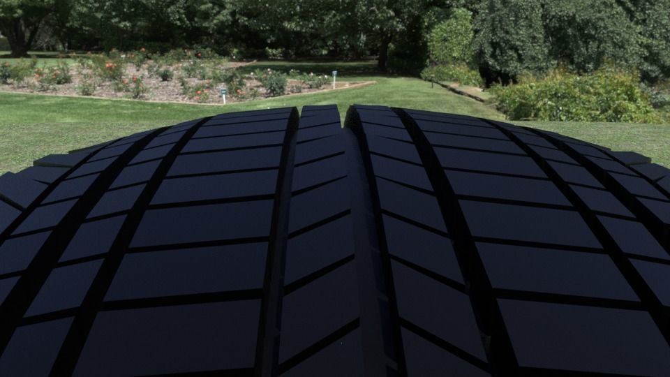 ORTAS TIRE PACK 2 INCLUDING 5 GAME READY TIRES Low-poly 3D model_2