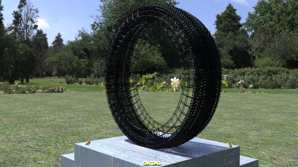 ORTAS TIRE PACK 2 INCLUDING 5 GAME READY TIRES Low-poly 3D model_16