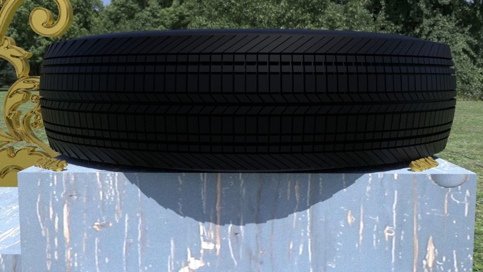 ORTAS TIRE PACK 2 INCLUDING 5 GAME READY TIRES Low-poly 3D model_1