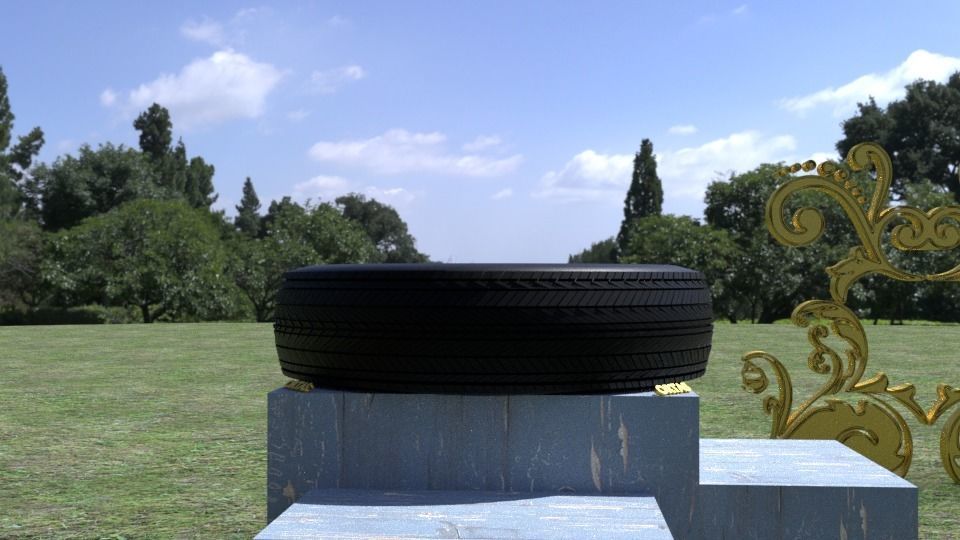 ORTAS TIRE PACK 2 INCLUDING 5 GAME READY TIRES Low-poly 3D model_12