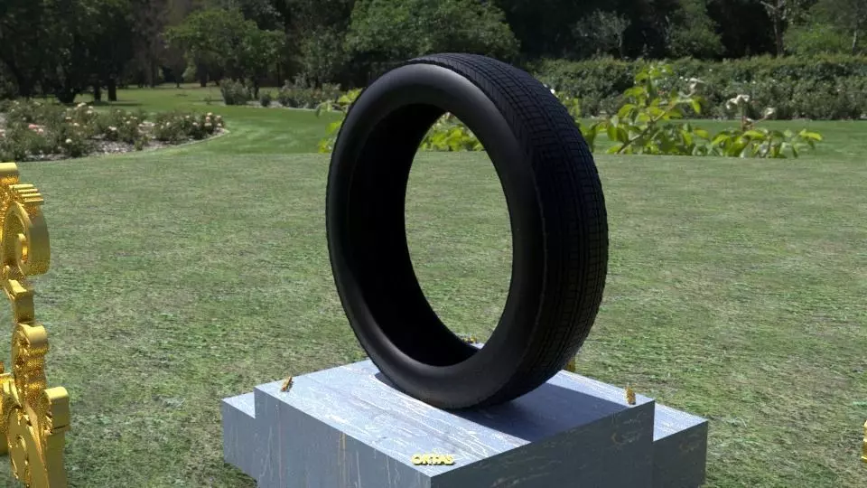 ORTAS TIRE PACK 2 INCLUDING 5 GAME READY TIRES Low-poly 3D model_0