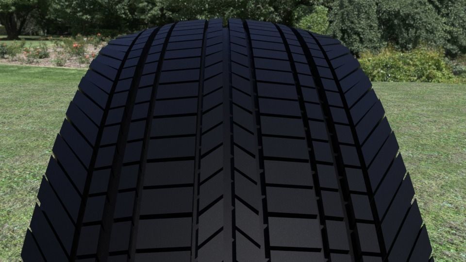 ORTAS TIRE PACK 2 INCLUDING 5 GAME READY TIRES Low-poly 3D model_11