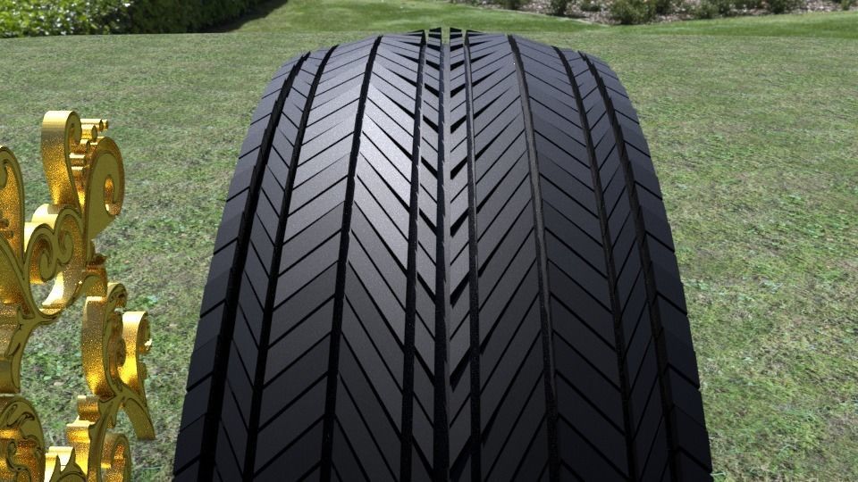 ORTAS TIRE PACK 2 INCLUDING 5 GAME READY TIRES Low-poly 3D model_14