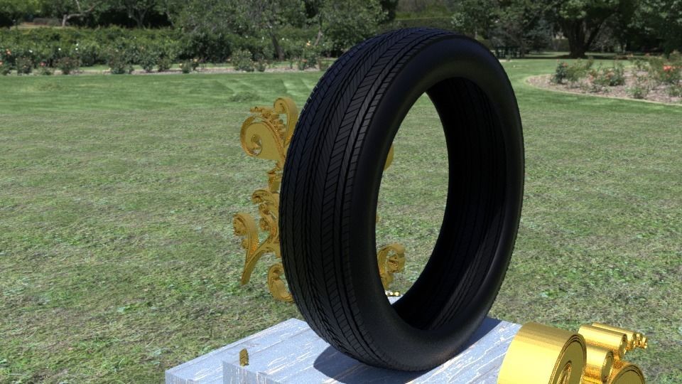 ORTAS TIRE PACK 2 INCLUDING 5 GAME READY TIRES Low-poly 3D model_24