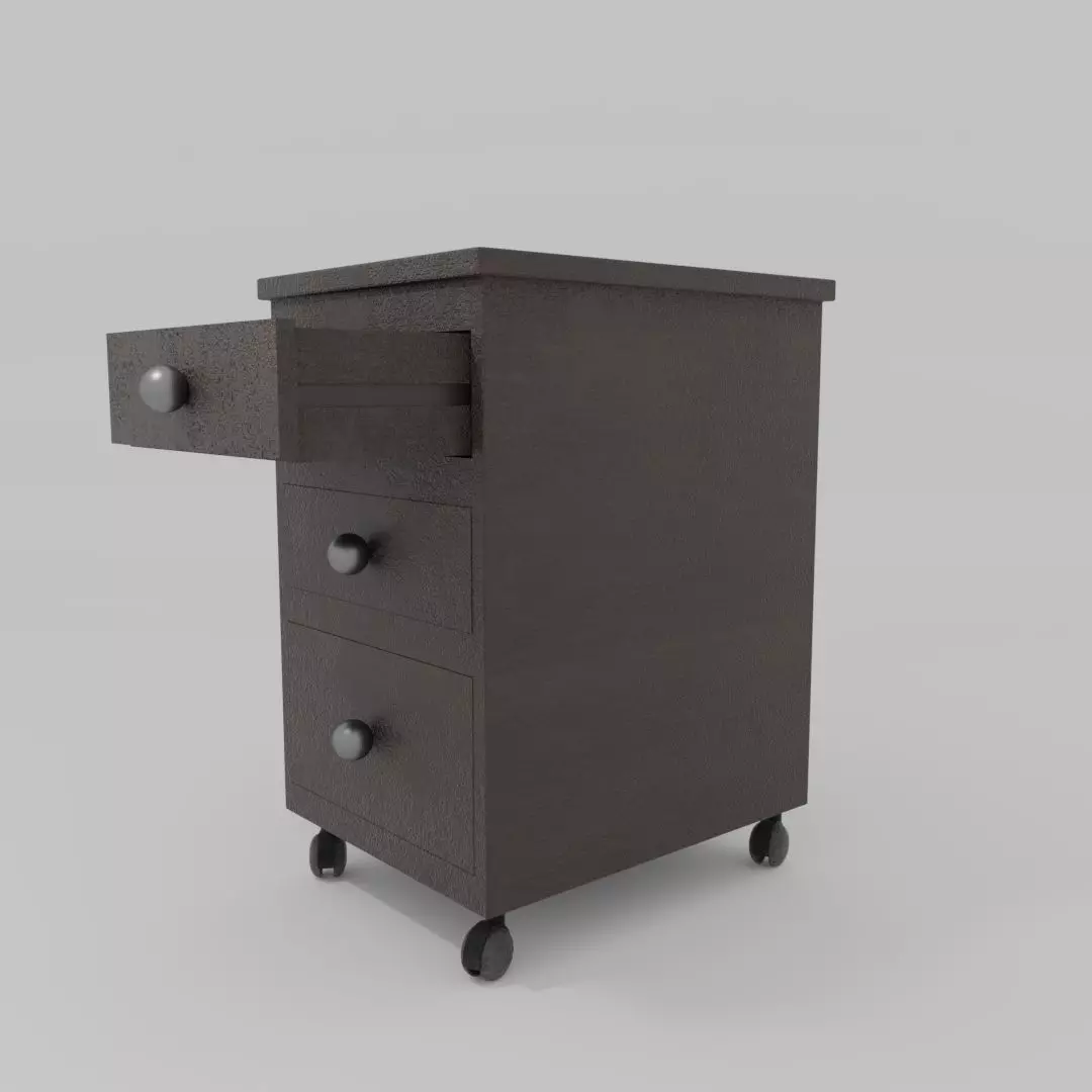 Bedside Table 3D model_0