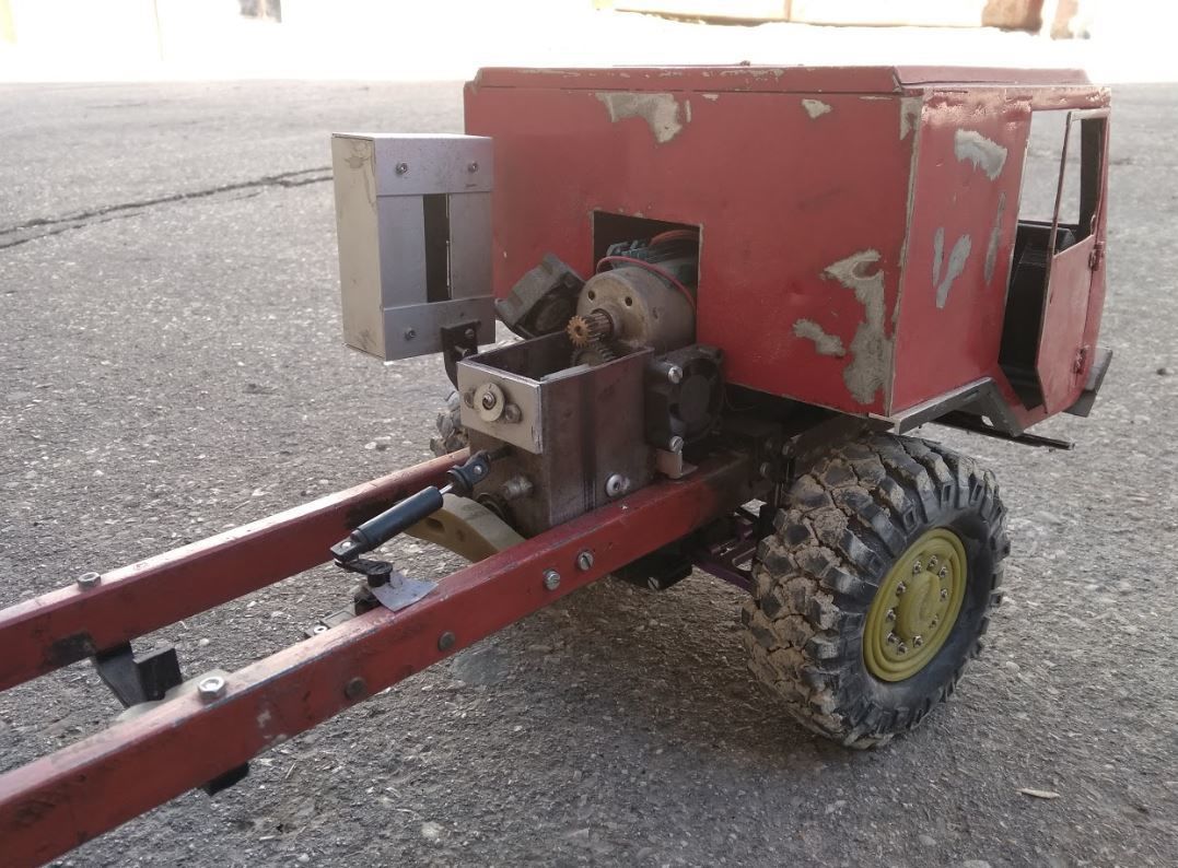 3D Print Scale Crawler 1 10 Truck militar 3D print model_10