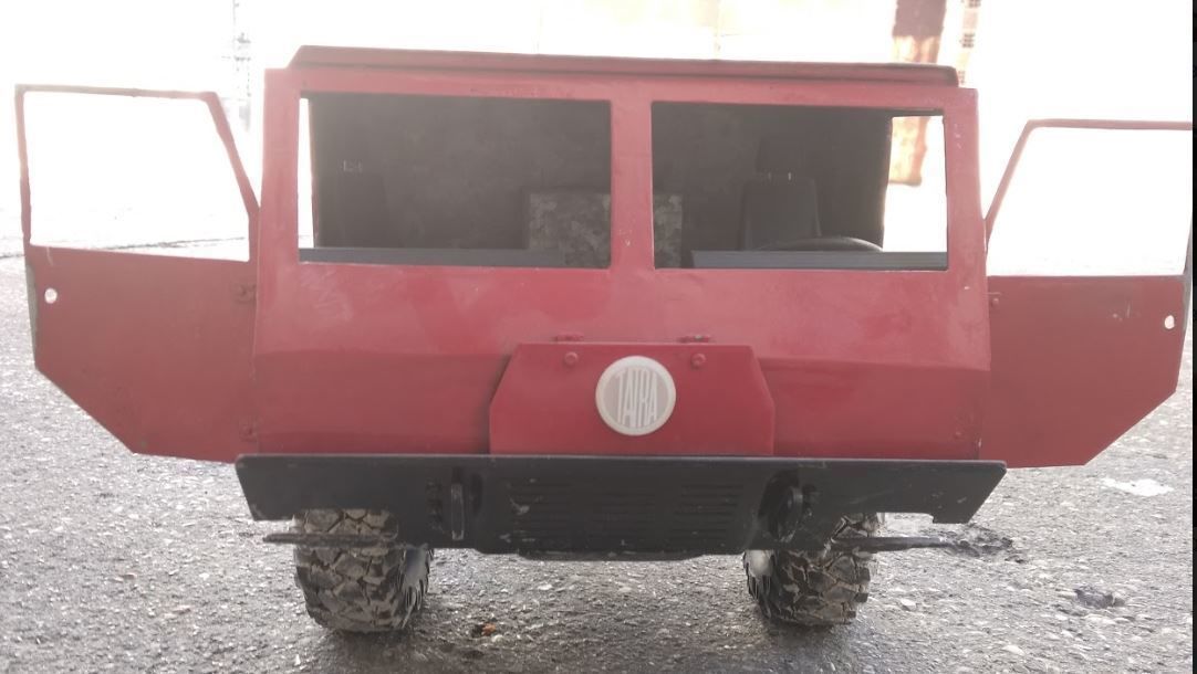 3D Print Scale Crawler 1 10 Truck militar 3D print model_1