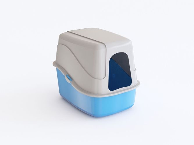 Plastic box 01 3D model
