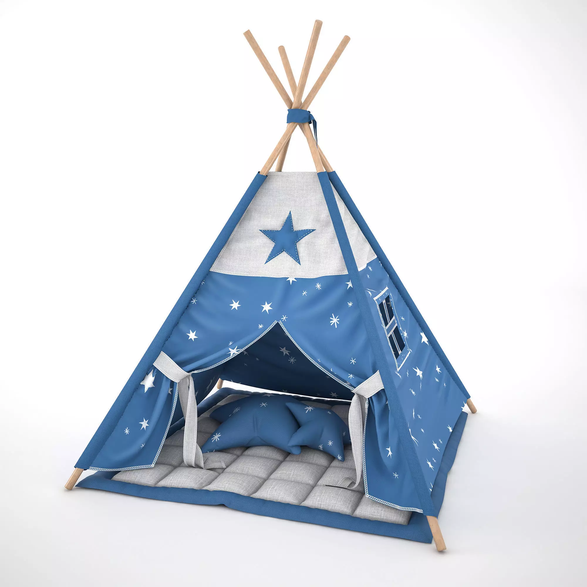 Star Tent for kids 3D model