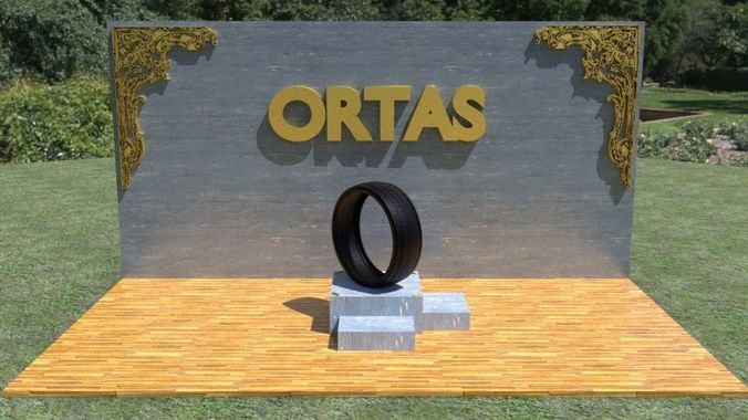 ORTAS TIRE PACK 4 INCLUDING 5 GAME READY TIRES Low-poly 3D model