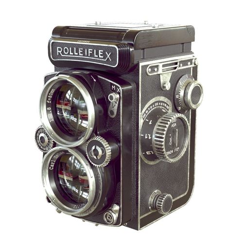 Rolleiflex Camera  3D model