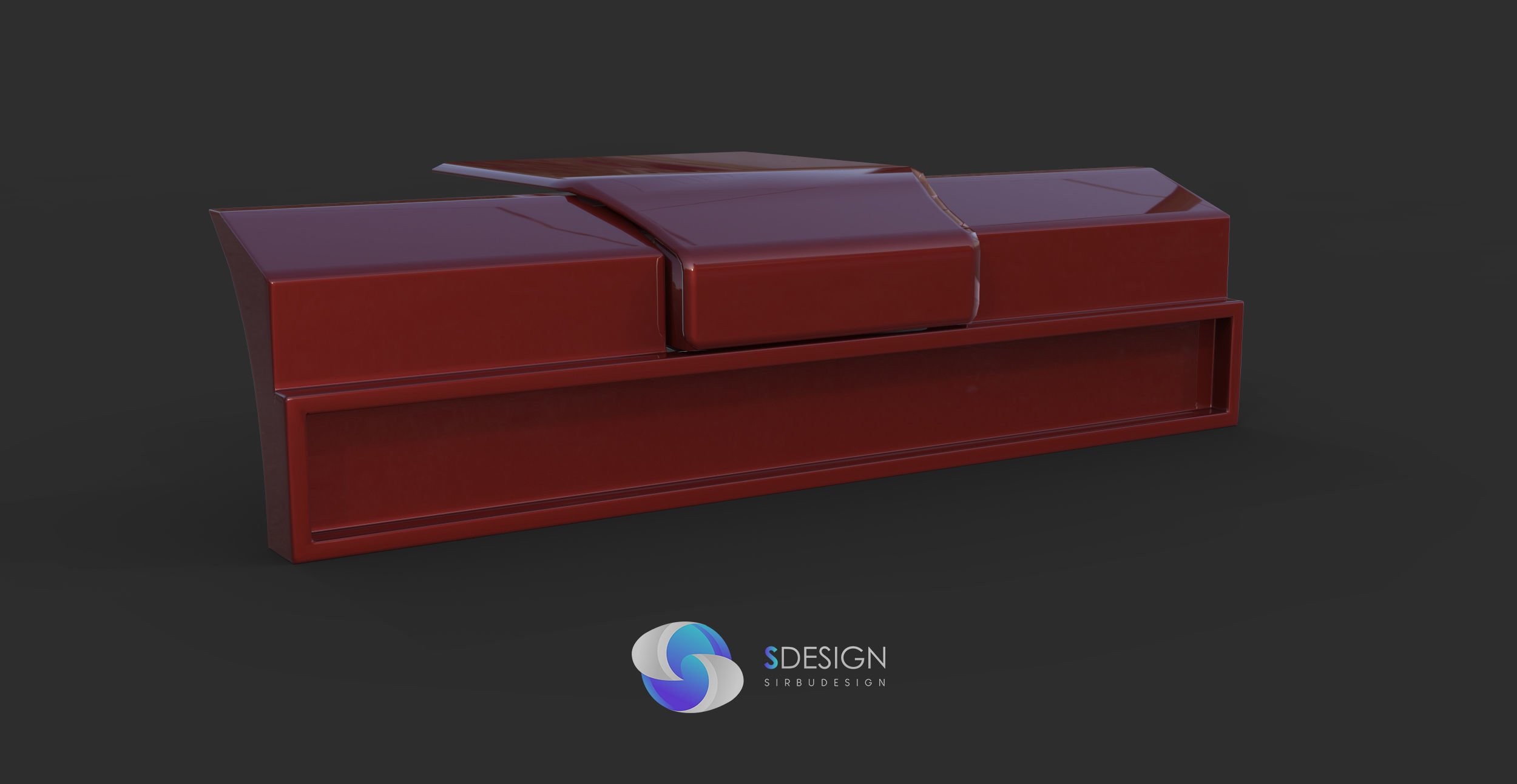 Truck backbumper pack 3D model_4