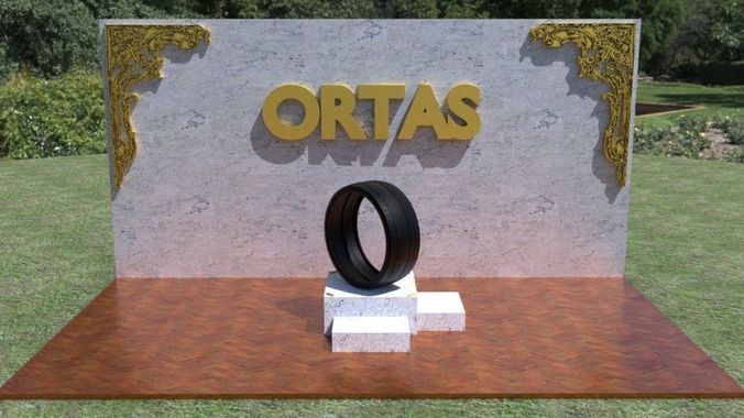 ORTAS TIRE PACK 6 INCLUDING 5 GAME READY TIRES Low-poly 3D model