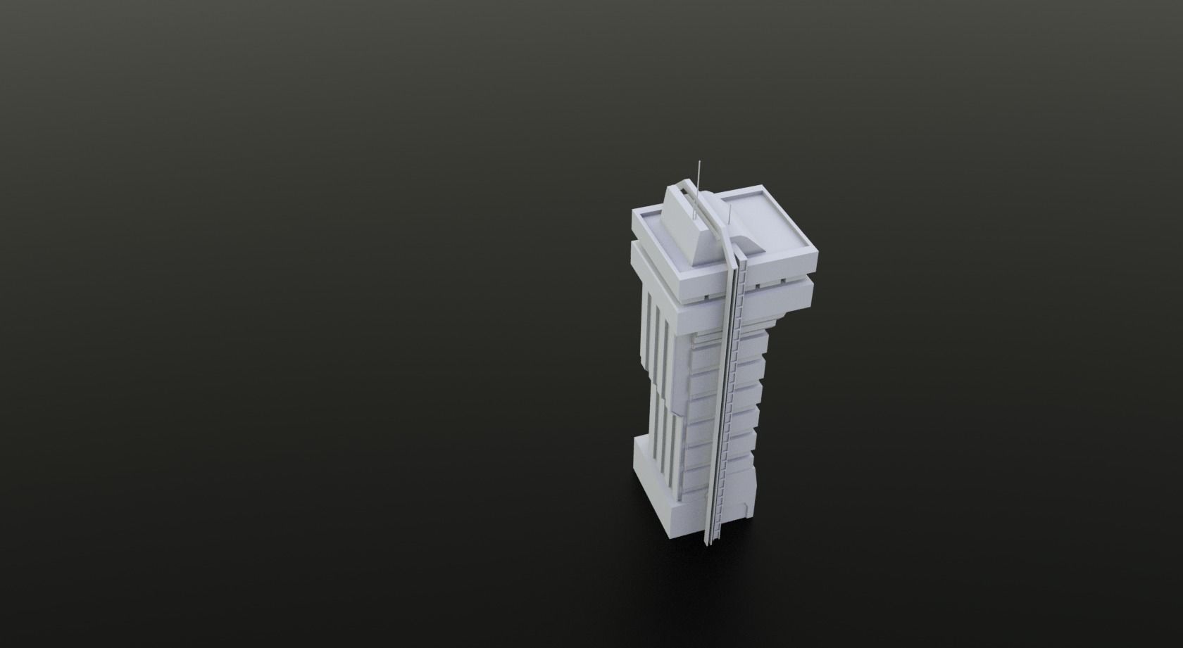15 LOWPOLY SCIFI PACK Low-poly 3D model 3D model_8