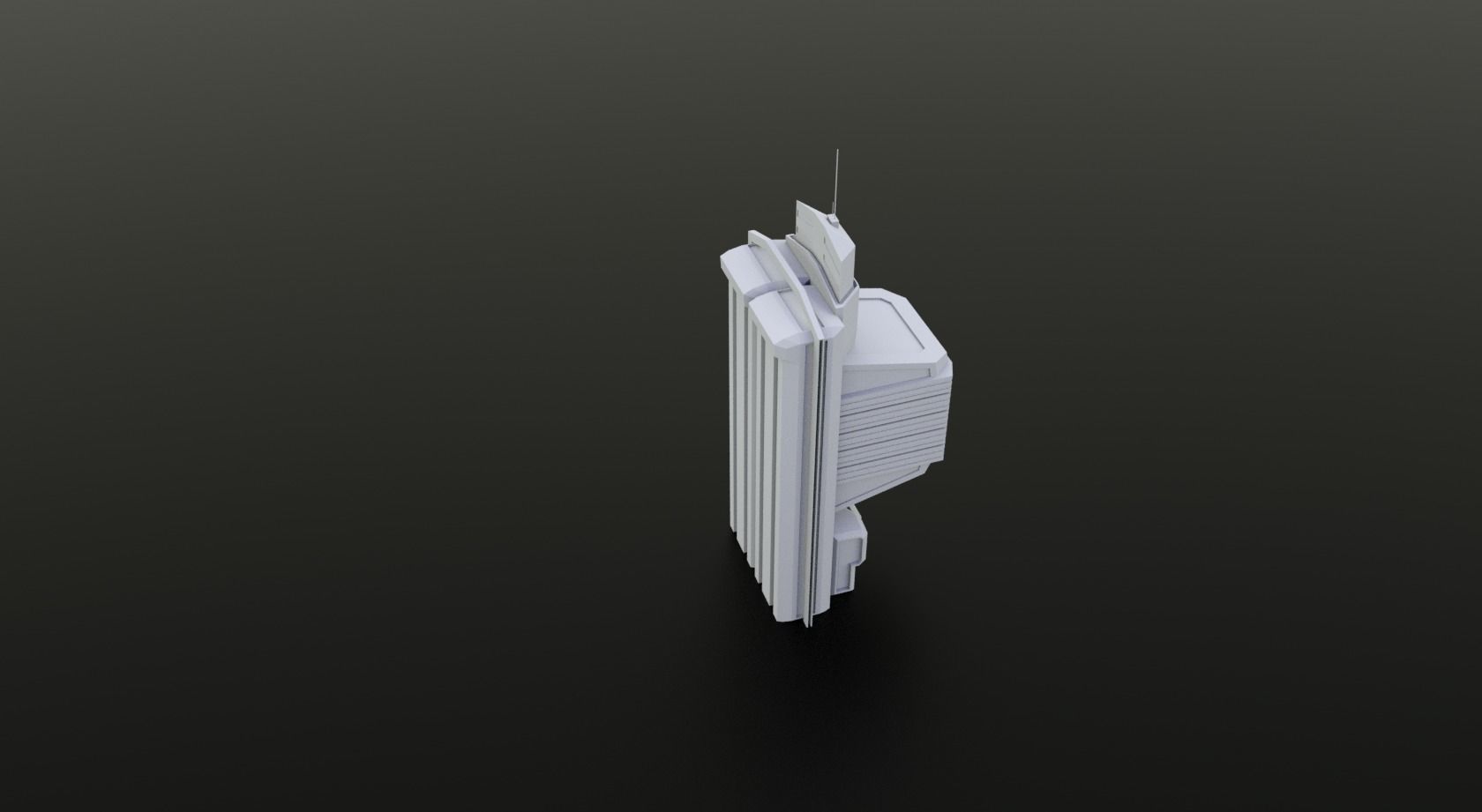 15 LOWPOLY SCIFI PACK Low-poly 3D model 3D model_16