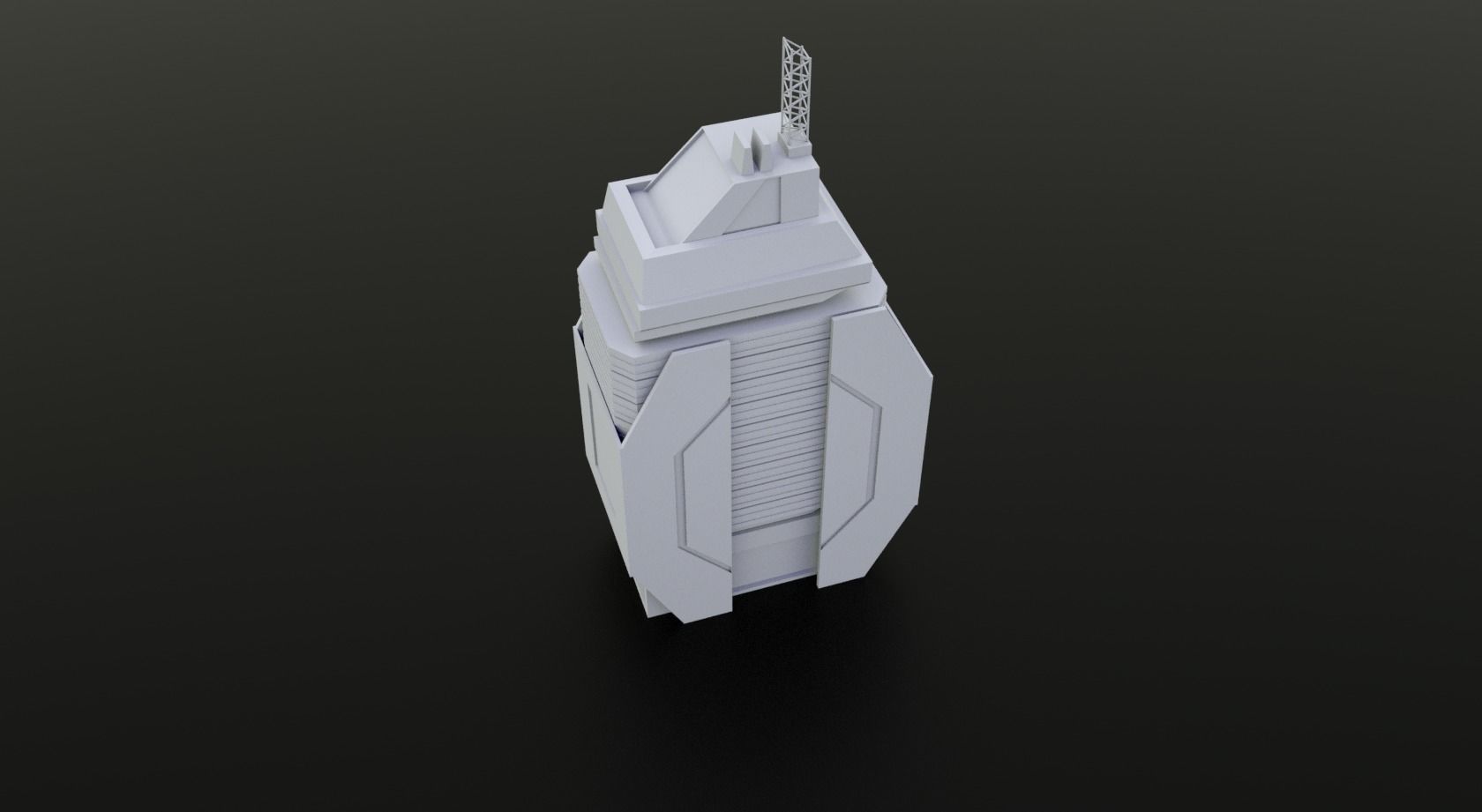 15 LOWPOLY SCIFI PACK Low-poly 3D model 3D model_10