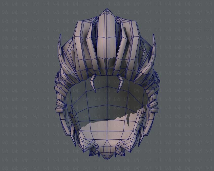 3D Hair style for boy V42 Low-poly 3D model_40